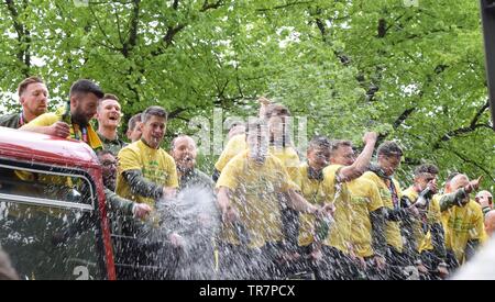 Norwich City Förderung Parade 6. Mai 2019 Stockfoto