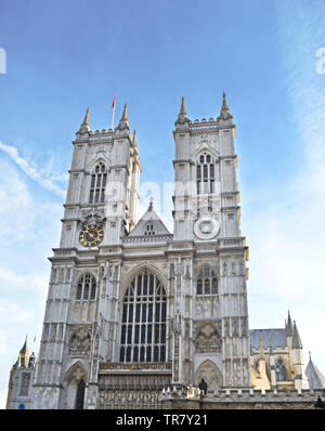 Westminster Abbey ist eine Kirche in London. Es ist in der Stadt von Westminster West im Palast von Westminster gelegen. Stockfoto