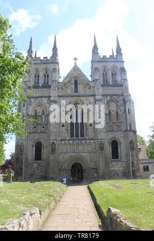 Selby Abbey, mittelalterlichen Abteikirche North Yorkshire, England, Großbritannien Stockfoto