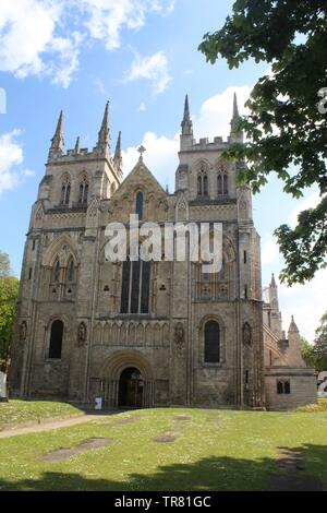 Selby Abbey, mittelalterlichen Abteikirche North Yorkshire, England, Großbritannien Stockfoto