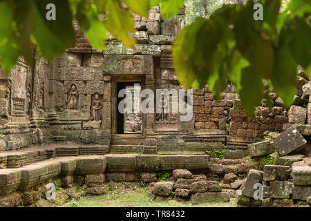 Ta Som Tempel Angkor, UNESCO-Weltkulturerbe, Provinz Siem Reap, Kambodscha, Indochina, Südostasien, Asien Stockfoto