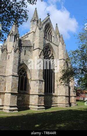 Selby Abbey, mittelalterlichen Abteikirche North Yorkshire, England, Großbritannien Stockfoto