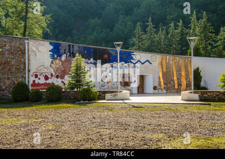 ASNOM Pelince-Gedenkstätte in Mazedonien, Staro Nagoričane, Kumanovo Stockfoto