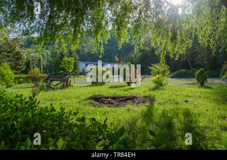 ASNOM Pelince-Gedenkstätte in Mazedonien, Staro Nagoričane, Kumanovo Stockfoto