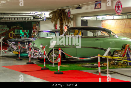 KOSCIERZYNA, Polen, 23. September 2018; Museum, Ausstellung von klassischen, alten amerikanischen Autos in Koscierzyna, Polen. Stockfoto