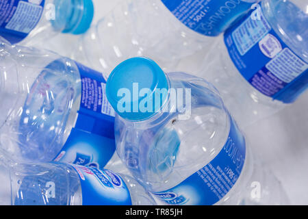 Kunststoff-Flaschen Stockfoto