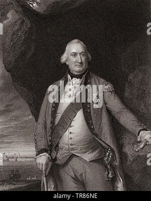 CHARLES CORNWALLIS, 1st Marquess Cornwallis (1738-1805) Britische Armee allgemein über 1795 Stockfoto