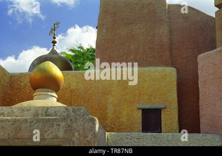 Mock-up einer Fiktion: Agrabah, Aladdin's City, Le Passage Enchanté d'Aladdin, Disneyland Park, Paris, Frankreich Stockfoto