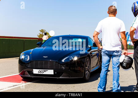 Johannesburg, Südafrika - 05 Oktober 2013: Aston Martin Owner's Track Day Stockfoto