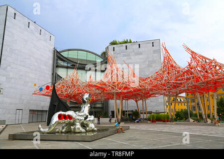 Frankreich, Alpes Maritimes, Nice, Museum für Moderne und Zeitgenössische Kunst im Stadtzentrum Stockfoto