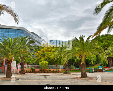 Frankreich, Alpes Maritimes, Nice, Porte de l'Arenas, International Business Center, moderner Architektur. Stockfoto