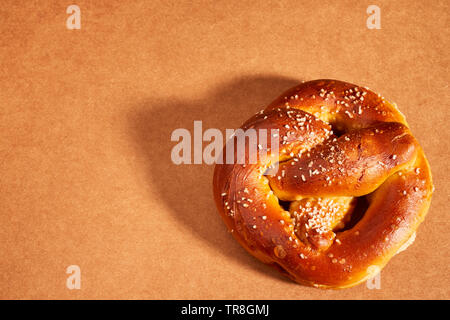 Weiche Brezeln von der Julius Sturgis Brezel Bäckerei in Amish Country, Lititz, Lancaster County, Pennsylvania, USA Stockfoto