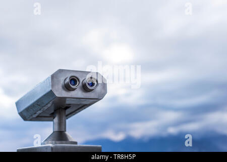 An der Küste von Antalya, Ferngläser der Landschaft Stockfoto