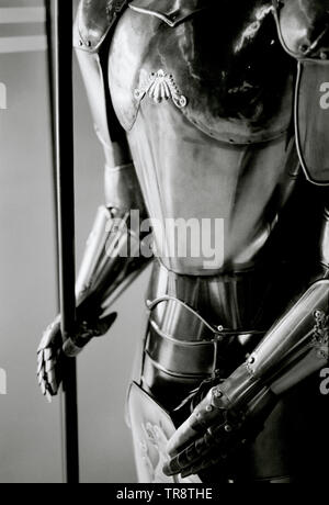 Mittelalterliche Ritter Rüstung Stockfoto