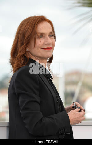 72Nd Ausgabe des Cannes Film Festival: Fotoshooting für den Film 'ÒFrankie mit Isabelle Huppert, am 21. Mai 2019 Stockfoto