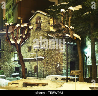 Kapelle St. Michael in Encamp. Andorra Stockfoto