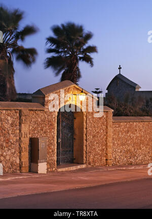 Friedhof in San Lawrenz auf der Insel Gozo. Malta Stockfoto