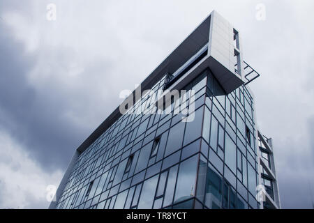 Moderne Gebäude design Architektur, neuen Apartments, Belgrad, Serbien Stockfoto