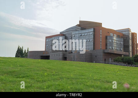 Sichuan University Library, China - 26. Mai 2017: Die Universität ist in Chengdu, China gelegen, ist eine der vier Bibliotheken in der Universität. Stockfoto