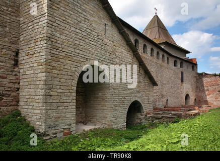 Die Festung in Oreshek Shlisselburg. Leningrader Oblast. Russland Stockfoto