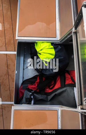 Aluminium yacht Speedlounger in Holland gebaut Stockfoto