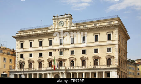 Piazza Colonna in Rom. Italien Stockfoto
