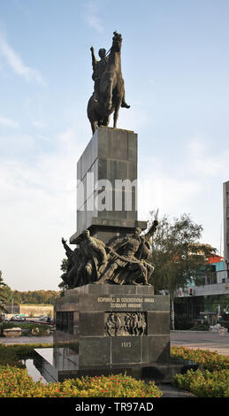 Denkmal der Befreier von Nis auf König Milan Square. Serbien Stockfoto