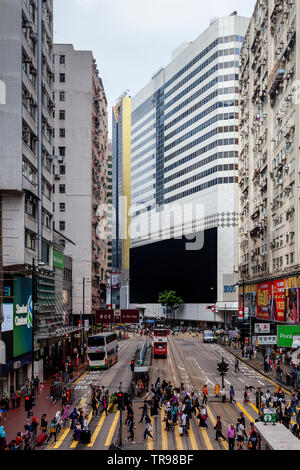 Causeway Bay und Sogo Department Store, Hongkong, China Stockfoto