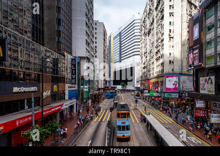 Causeway Bay und Sogo Department Store, Hongkong, China Stockfoto