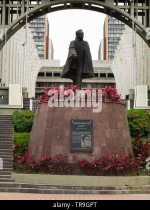 Caracas, Venezuela. Zivile Bolivar, Bolivar, Bolivar Avenue, Avenida Bolivar. Stockfoto