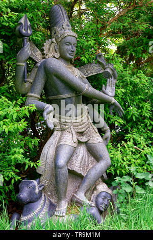 Vishnu ist eines der wichtigsten Gottheiten des Hinduismus, und dem Höchsten Wesen oder absolute Wahrheit in ihrer Vaishnavismus Tradition. Stockfoto