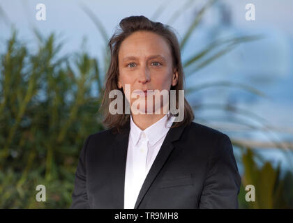 Céline Sciamma, Gewinner des Best Screenplay Award für den Film Bildnis einer Dame auf Feuer (Portrait de la Jeune fille en Feu) an der Palme D'Or Award Foto an der 72nd Cannes Film Festival, Samstag, den 25. Mai 2019, Cannes, Frankreich. Foto: Doreen Kennedy Stockfoto