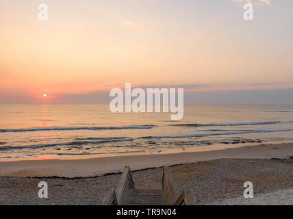 Flagler Beach Florida Sunrise Stockfoto