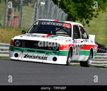 Malcolm Harding, Ford Escort Zakspeed MK 2 BDG, Youngtimer Touring Car Challenge, YTCC, Meister Historisches Festival, Brands Hatch, Mai 2019. Brands Hatch Stockfoto