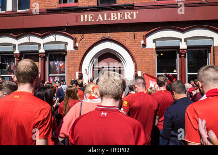 Anfield, Stadion, Heimat, Boden, der, Liverpool, Fußball, Verein, LFC, auf, der, letzte, Tag, Spiel, der, Premier League, Liverpool, Merseyside, England, GB, Großbritannien, England, Großbritannien Stockfoto