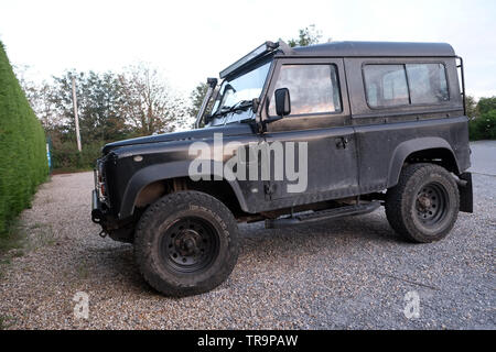 Mai 2019 - 1985 Land-Rover Defender 90 SWB Stockfoto