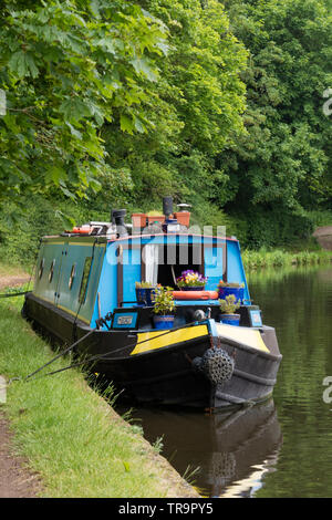 Staffordshire und Worcestershire Canal an stourton Ausfahrt nr Kinver, Staffordshire, England, UK Stockfoto