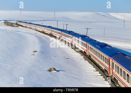 Östlichen expres, Kars dogu expresi Stockfoto