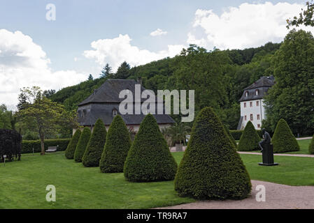 Park mit Orangerie des Klosters Eberbach Deutschland Stockfoto