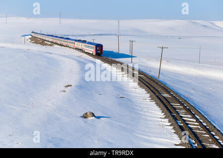 Östlichen expres, Kars dogu expresi Stockfoto