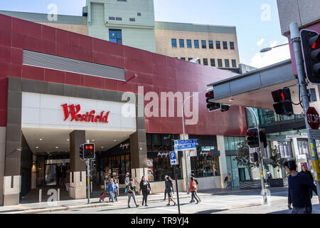 Westfield Shopping Mall Centre in Parramatta, Sydney, Australien Stockfoto