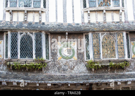 Die Tudor House, Exeter, Devon Stockfoto