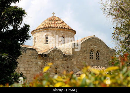 Kirche Panayia Angeloktisti in Kiti Dorf in der Nähe von Larnaca, Zypern Stockfoto