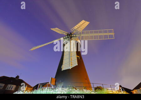 Holgate Mühle ist eine restaurierte Mühle, die auf einen Kreisverkehr in einem York Vorort in North Yorkshire gelegen und ist eine Touristenattraktion. Stockfoto