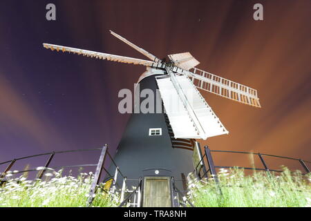 Holgate Mühle ist eine restaurierte Mühle, die auf einen Kreisverkehr in einem York Vorort in North Yorkshire gelegen und ist eine Touristenattraktion. Stockfoto