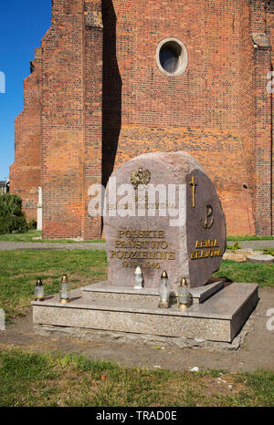 Denkmal der polnischen U-Staat und Armee in Znin. Polen Stockfoto