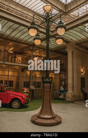 Main Hall der Comics Kunst Museum in Brüssel. Lebendige und freundliche Stadt und die Hauptstadt von Belgien. Stockfoto