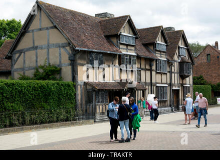 Shakespeares Geburtsort Stratford, UK Stockfoto