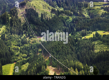 Alpen in der Nähe von Mayrhofen. Tirol. Österreich Stockfoto