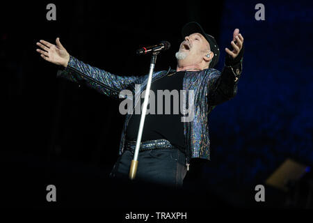 Milano, 1 Giugno 2019. Vasco Rossi in Concerto Allo Stadio San Siro di Milano. Copyright Davide Merli/Alamy Stockfoto